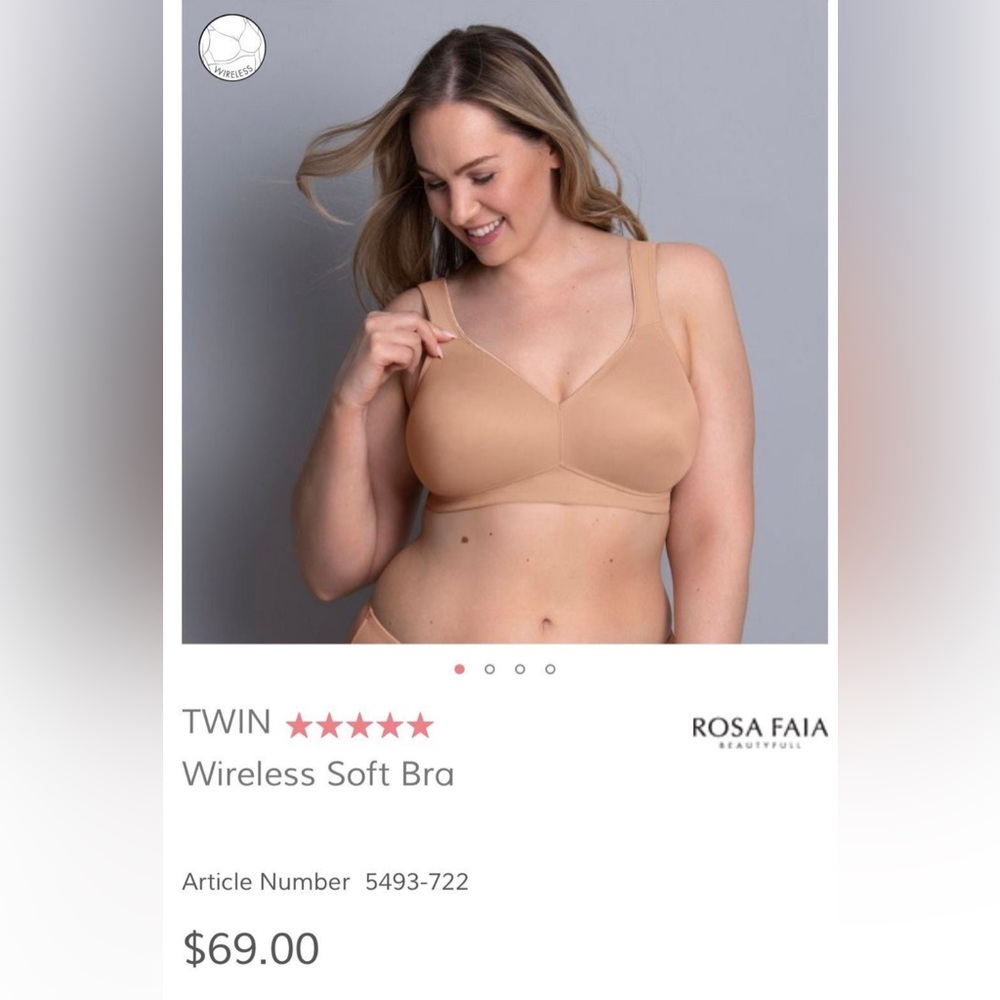 Rosa Faia Wireless Bra size 44 C